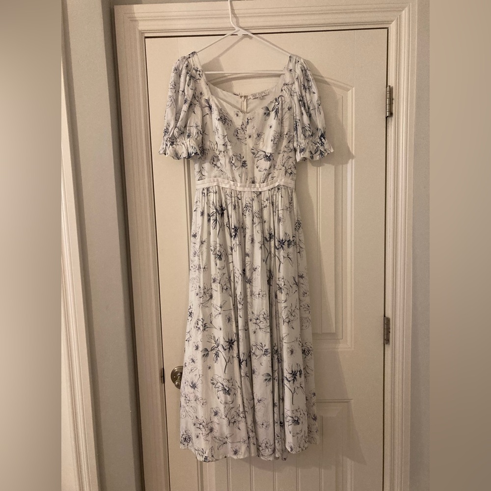 Ballerina blue and white Ivy city co dress